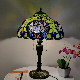 40cm Tiffany Table Lamp Flower Lampshade Bedroom Bedside Lamp (WH-TTB-36)