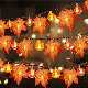  New LED Maple Leaf Pumpkin Lantern String Halloween Decoration Light