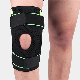 Open Patella Adjustable Knee Support with Side Stabilizers Professional Hinge Knee Support for Men Women