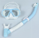 Snorkel Set, Anti Fog and Anti Leak Tempered Glass, Panoramic View Scuba Diving Mask