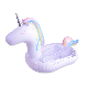 Inflatable Unicorn Children Infant Floating Platform Swimming Ring