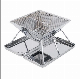 Folding Firewood Stove Stainless Steel Barbecue Stove Outdoor Camping Ci18058