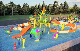 Aqua Park Used Fiberglass Slide Outdoor Playground Amusement Splash Pad Water Park