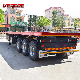 Good Quality Flat Bed Deck Semi Trailer 3 Axle 20FT 40FT 60FT 50FT Container Flatbed Semitruck Trailers for Vehicle