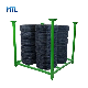 Detachable Stackable Powder Coating Steel Storage Car Truck Tyre Rack