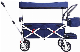  Camping Cart Garden Trail Foldable Collapsible Folding Utility Cart Wagon with Replace Cover