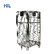  4 Sided Large Supermarket Warehouse Nestable Roll Cage Trolley