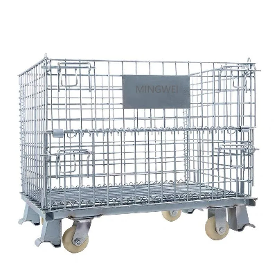 Mingwei Heavy Steel Large Capacity Cage Metal Cage Storage Container Metal Box
