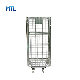  Industrial Folding Nestable Cargo Storage Steel Wire Mesh Roll Container