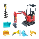  CE ISO High Performance Home Used Mini Crawler Backhoe Garden Micro Household Farm Construction Greenhouse Towable Hydraulic Excavator for Sale