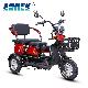 Passenger with Motorcycle Scooter / Trike Ultraman Drift Toy Car Cheap Suitcase Pedicab Rickshaw Concrete Top Electric Tricycle