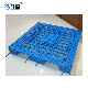 Heavy Duty 9 Feets Single Faced Plastic Pallet, Racking Pallet with 4 Steel Tubes