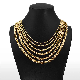 Gold Plated Stainless Steel Jewelry Necklace Twist Rope Neck Chain