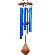  Memorial Beech Wood Home Decoration Blue Low-Profile Luxury 30-Inch Wind Chime, Wind Spinner