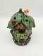  Solar Powered Hand Paint Resin Fairy House Solar Light Gardening Decoration