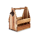 Wood Beer 6 Pack Carrier Basket with Bottle Opener