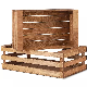 Rustic Wooden Nesting Boxes Wood Gift Basket with Handle Wooden Organizer Crates Basket