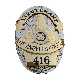 Custom Personalized Metal Detective Officer Sheriff Security Military Us Police Badge of Honor Magnetic Emblem Enamel Chaplain Public Safety Lapel Pin Badge