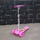  Fast Folding Three Wheel Kids Scooter with Shinning Wheels Gift Pink Blue for Children Christmas