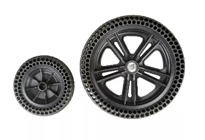 8X2.0 Puncture-Proof Airless Electric Bike Plastic Wheel for Electric Scooter