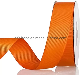 Factory Export From Year 2009 100% Polyester 196 Colourful Eco-Friendly Customised Grosgrain Ribbon for Gift Packaging/ Decoration Orange Color