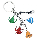 Morocco Pot Metal Keychain The Metal Charm Keychain Key Tag