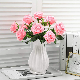 Artificial Silk Flowers Realistic Roses Bouquet Long Stem for Home Wedding Decoration Party