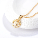 Fashion 18K Rose Gold Plated Alloy Crystal Silver Pendant Sets Jewelry Chain Necklace with Pearl for Women