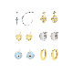  Wholesale Factory Price Popular Fashion Cubic Zirconia Circle-Shaped Earring