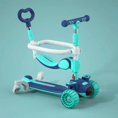 Latest Popular Children′s Scooters/with Guardrails, Push Handles/Foldable/Outdoor Toys