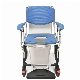 Heinsy Portable Adjustable Esay Transfer Shower Toilet Commode Chair