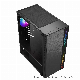  Desktop Computer Case with Elegant Front RGB Strip ATX PC Cases