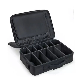  Large Capacity Desktop Cosmetic Storage Box Black Makeup Travel Case Professional Travel Makeup Train Case