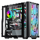  Segotep-Export to Japan-Singapore-Madrid-Germany-Panoramic View Edge-to-Edge Tempered Glass Side Panel-DIY Gaming PC Case