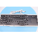 Black Metal Kiosk Keyboard Industrial Computer Metal Keyboard with Touchpad