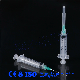 Luer Lock Slip Plastic Medical Disposable Sterile Single Use Vaccine Syringe Without Needle Approval CE