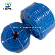 3 Strand Shirked Twisted/Twist Blue PP/Polypropylene Splitfilm/Split Film Rope for Supermaket