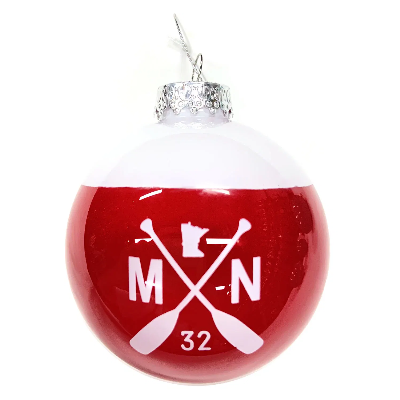 Custom Logo Glass Christmas Ball for Home Decoration Party