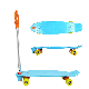 Complete Plastic Mini Cruiser Retro Skateboard with Handle