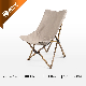 Folding Camping Chair Beech Armrest Aluminum Chair Lightweight Outdoor Camping Easy Carry Folding Kermit Chair manufacturer