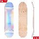  Laser Skateboard Canadian Maple Skateboard Deck 31inch Wood Board Double Kick