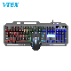  China Factory OEM LED 7 Colors Game 104 Keys Home Office Use Computer Gaming Keyboard and Mouse Combos Wired