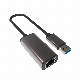  Aluminum Alloy Ethernet LAN Internet Gigabit Ethernet Network USB a B C Type USB 3.0 to RJ45 Ethernet 2.5g 2500Mbps Wired Network Card