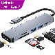 6-in-1 Type-C to HDMI 4K30Hz Pd USB3.0 SD TF