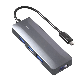  4-Port USB 3.0 Hub Type-C 3.1 Docking Station Adapter for Laptop