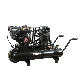  6.5HP Gasoline Engine Air Compressor, 9 Gallon Gasoline Compressor, 212cc 125 Psi Wheelbarrow,