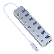 New Design Individual Power Switch 7 Ports USB 3.0 Hub