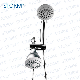  Sanitary Ware Bathroom American Fixed Combo Shower Set, Hand Shower, Two Ways Diverter, Drill Free Wall Bracket, Hose