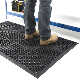 Anti Fatigue Restaurant Perforated Rubber Floor Mat with Holes Rubber Kitchen Mat Industrial Workshop Waterproof Anti Skid Safety Honeycomb Rubber Mat Flooring