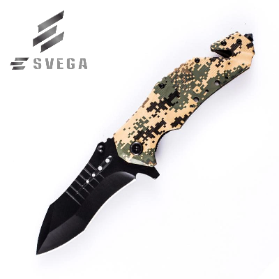 6"Stain Steel Blade Camouflage Color Folding Knife Pocket Knife for Outdoor